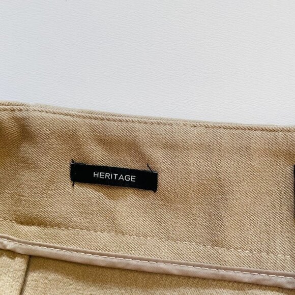 Talbots Pant Trouser Heritage Neutral Tan Straight Leg Business Classic Traditio - Picture 6 of 8